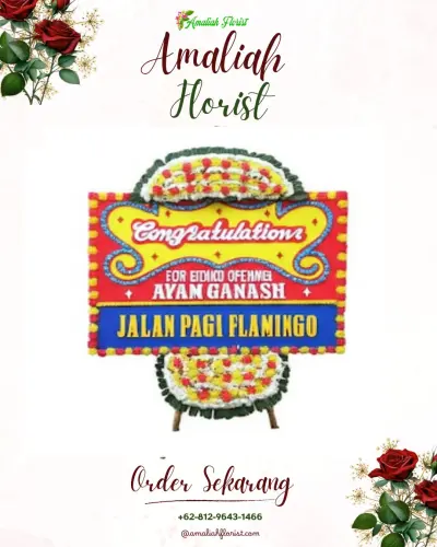 Bunga Papan Congratulation di Banyuatis